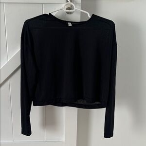 Black Long Sleeve Women's Top